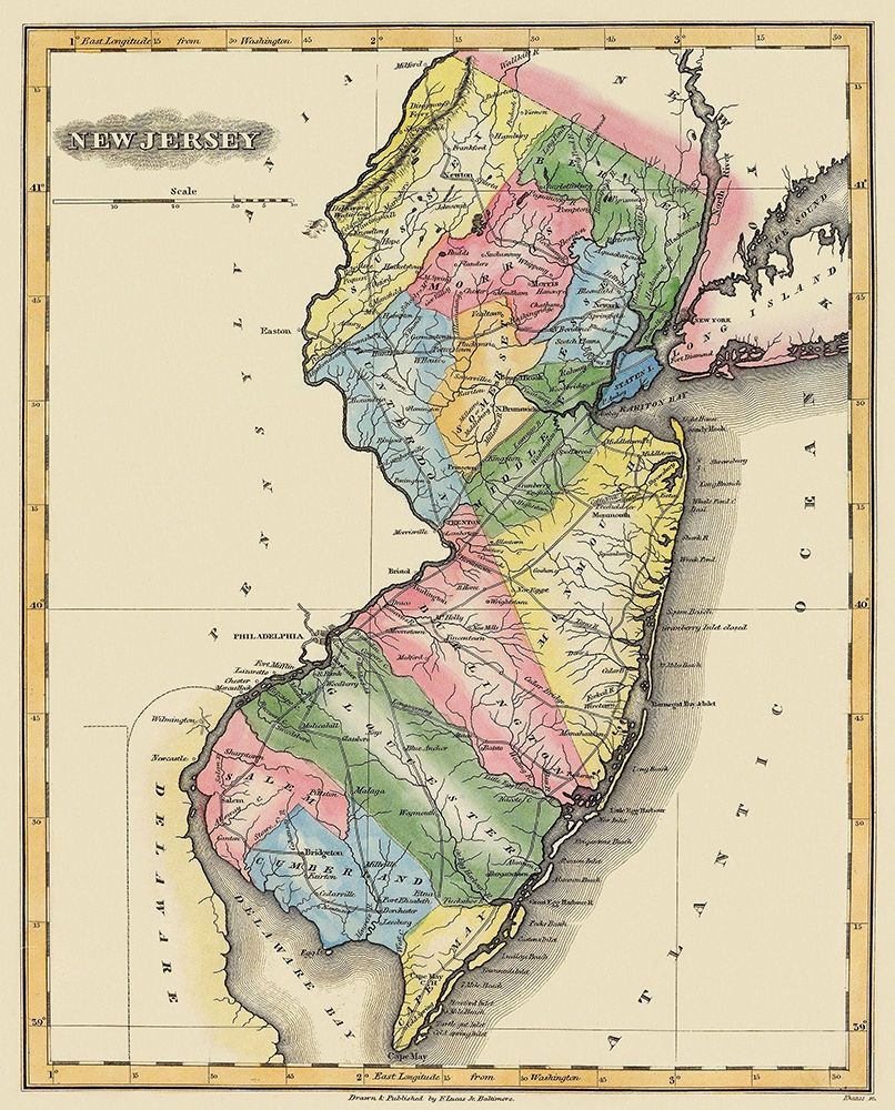 New Jersey - Lucas 1823