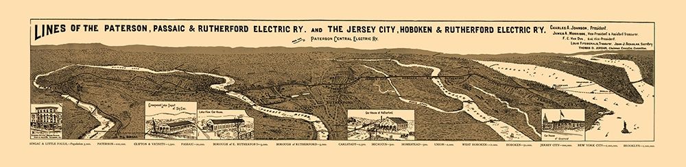 New Jersey Electric Railway Companies 1894