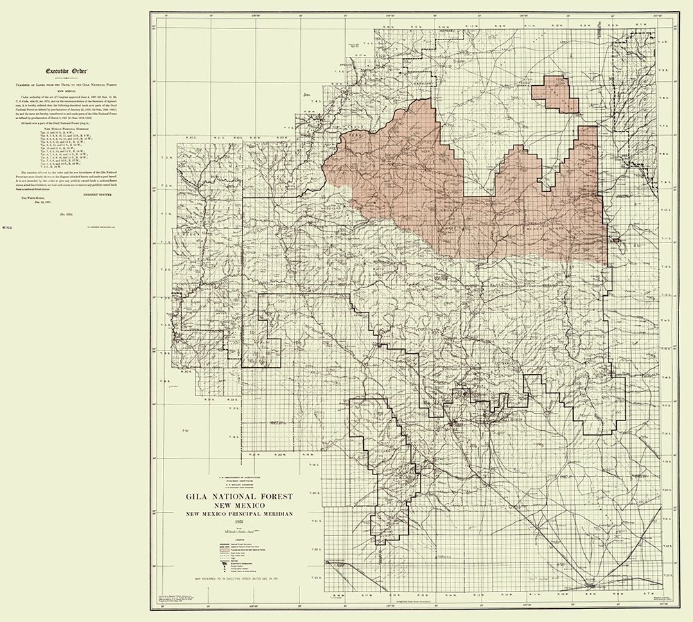 Gila National Forest New Mexico - Elliot 1931