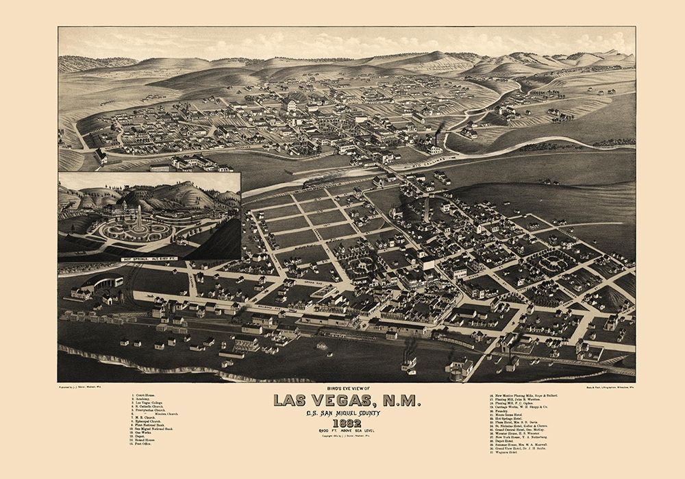 Las Vegas New Mexico - Stoner 1882