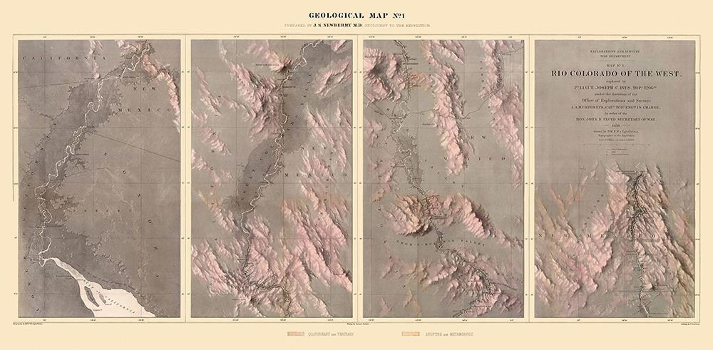 Rio Colorado of the West - Floyd 1858