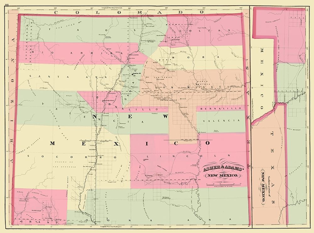 New Mexico - Asher 1874