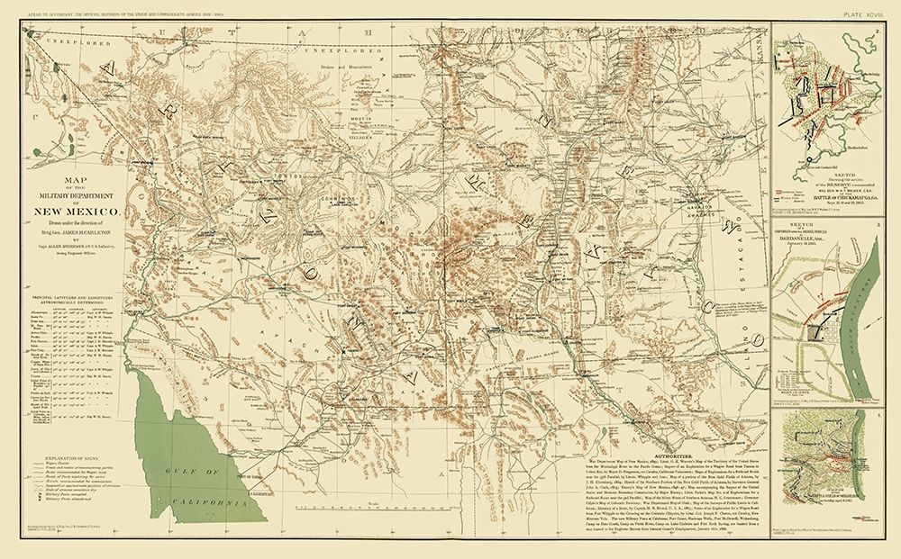 New Mexico Military Department - Carleton 1864