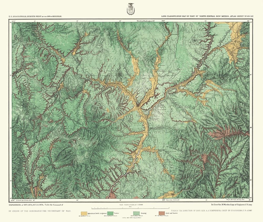 New Mexico Land Classification Sheet - US Army