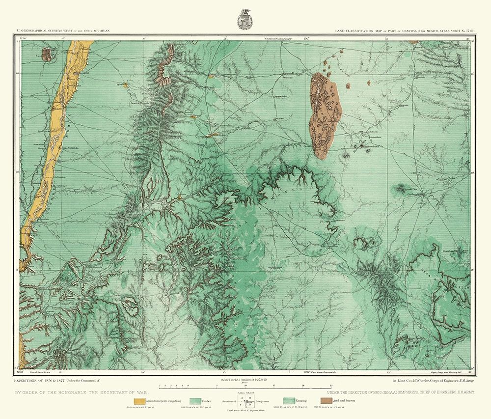 Central New Mexico Land Classification Sheet