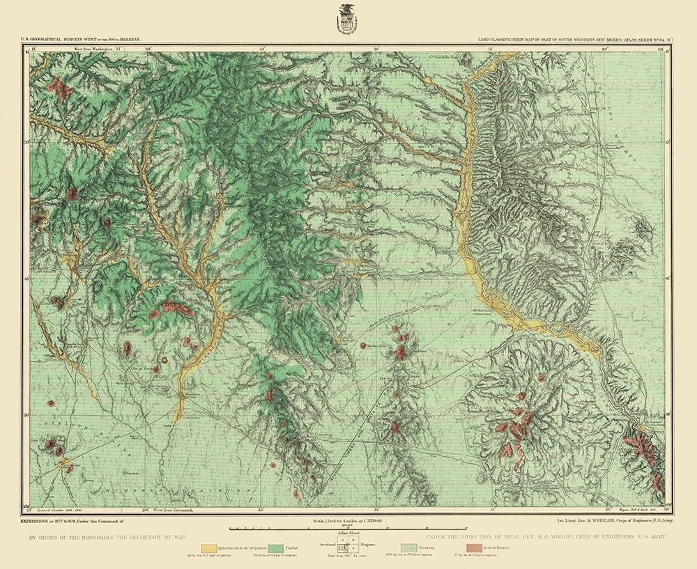 Southwest New Mexico Land Classification Sheet