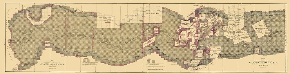 Atlantic and Pacific Railroad - 1883