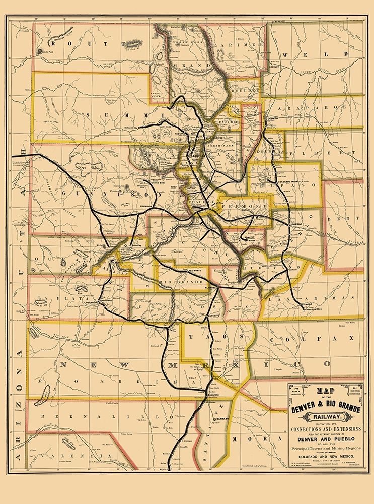 Denver and Rio Grande Railway - Palmer 1881