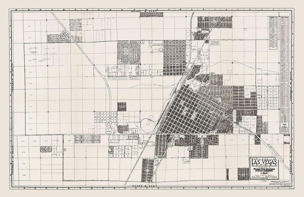 Las Vegas Nevada Landowner - Pioneer Title 1946
