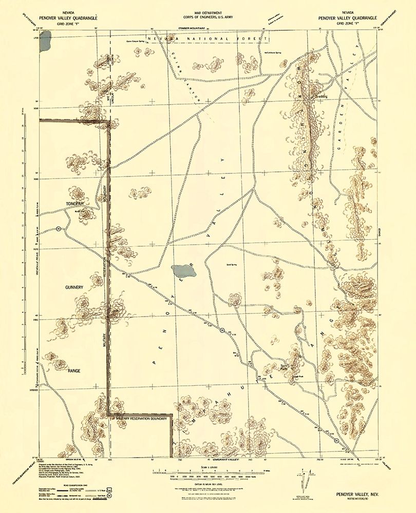 Penoyer Valley Nevada - US Army 1942