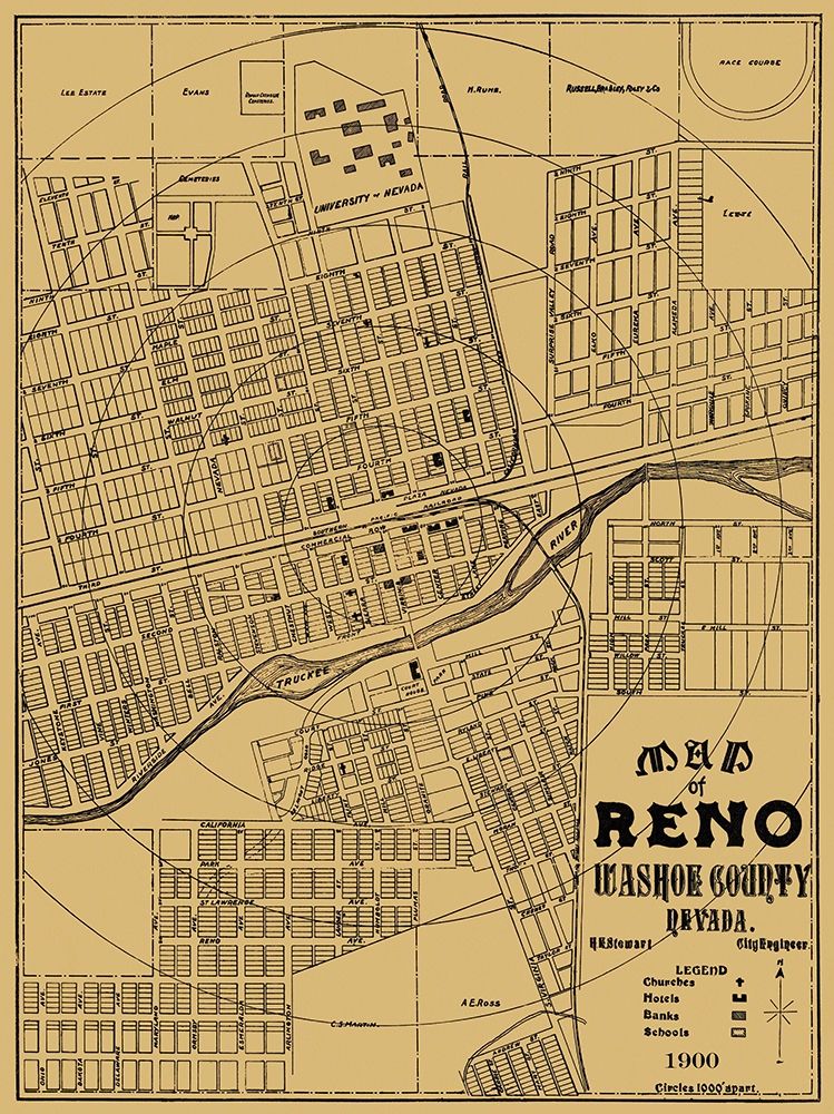 Reno Nevada Landowner - Stewart 1900