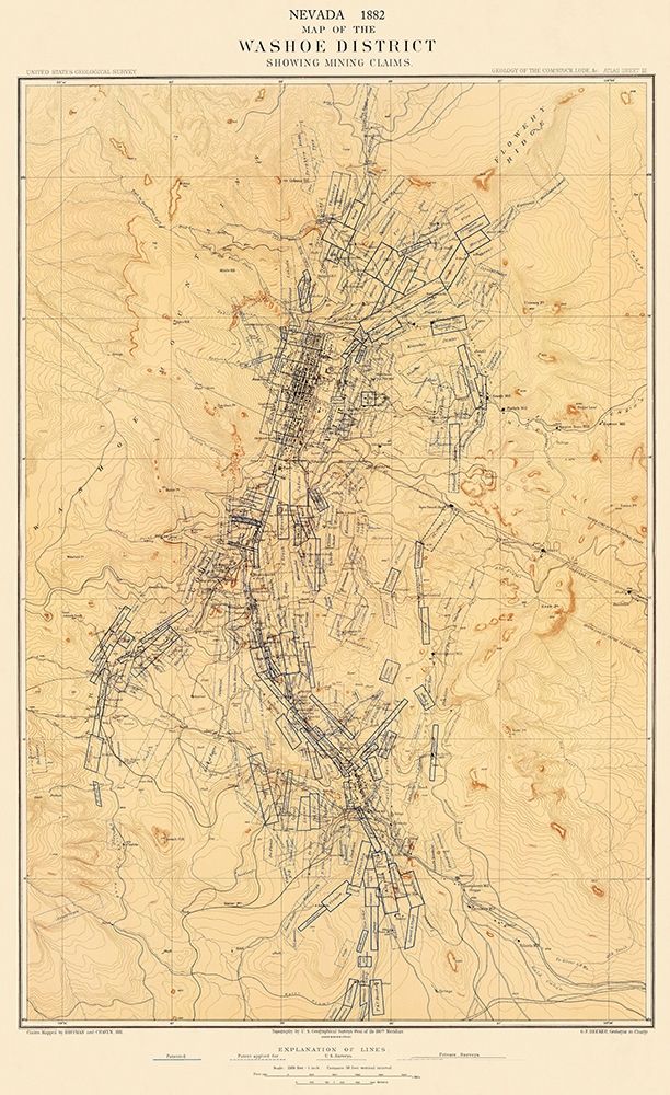 Washoe Mining District Claims Nevada - Hoffman