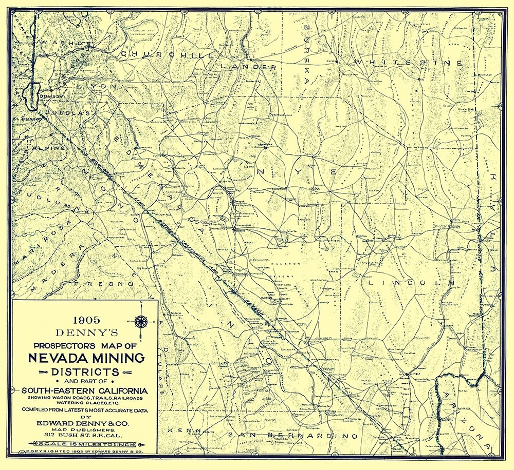 Prospectors Mining District Nevada - Denny 1905