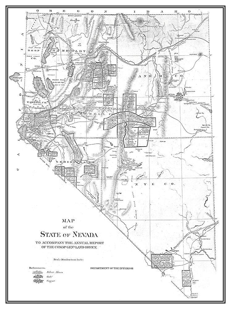 Nevada - Dept of Interior 1866