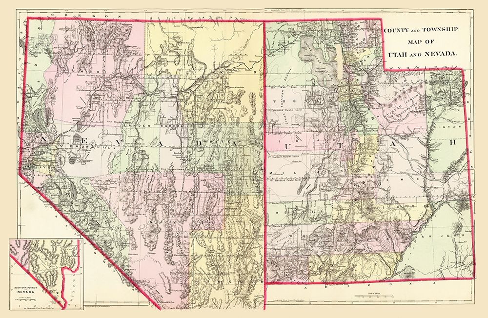 Nevada, Utah - Mitchell 1890