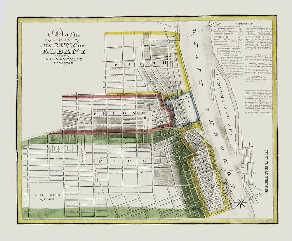 Albany New York - Merchant 1828