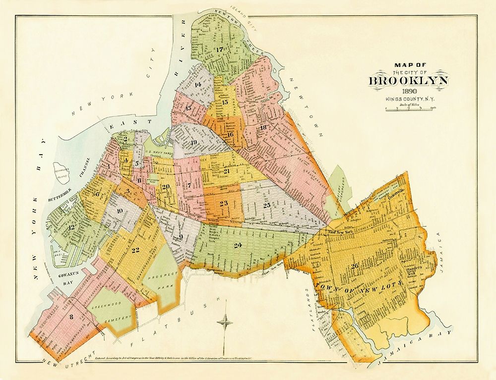 Brooklyn, Unionville New York - Robinson 1890