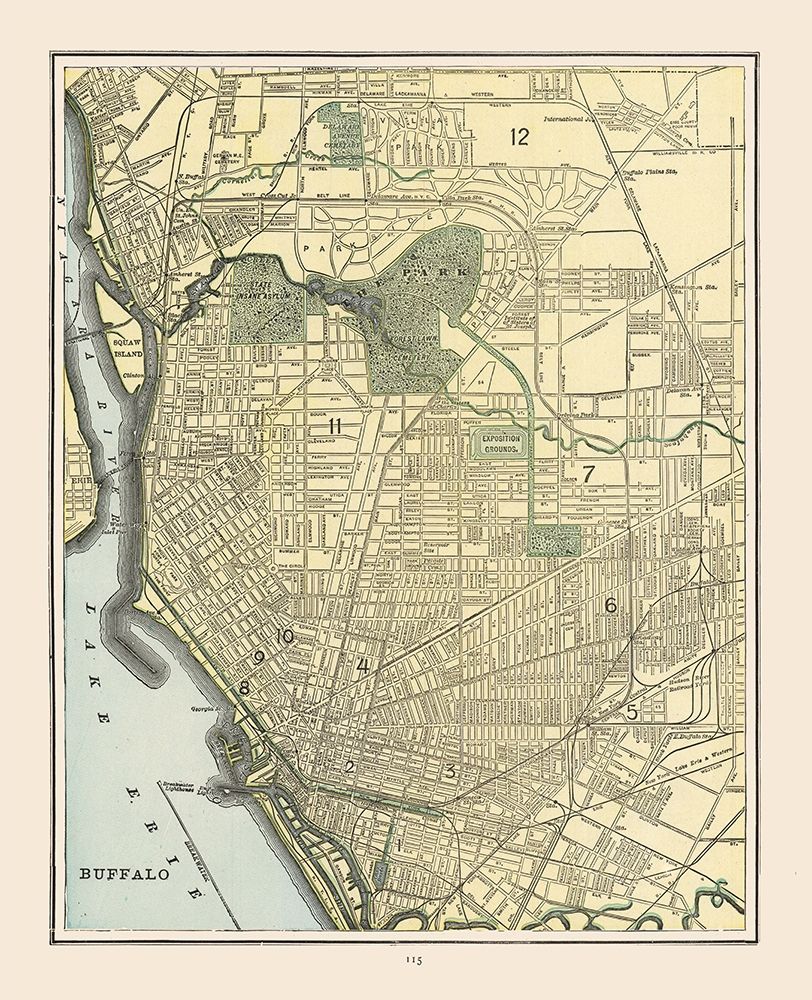 Buffalo  New York - Cram 1892