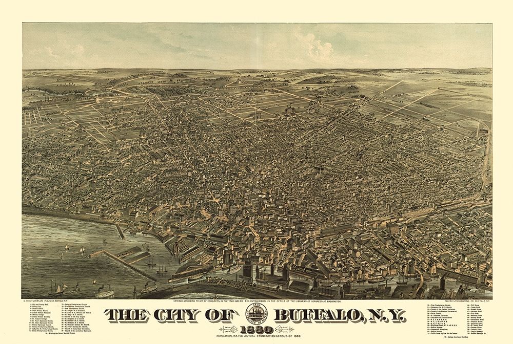 Buffalo New York - Hutchinson 1880