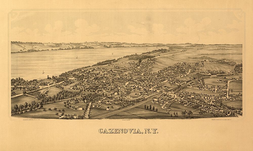 Cazenovia New York - Burleigh 1890