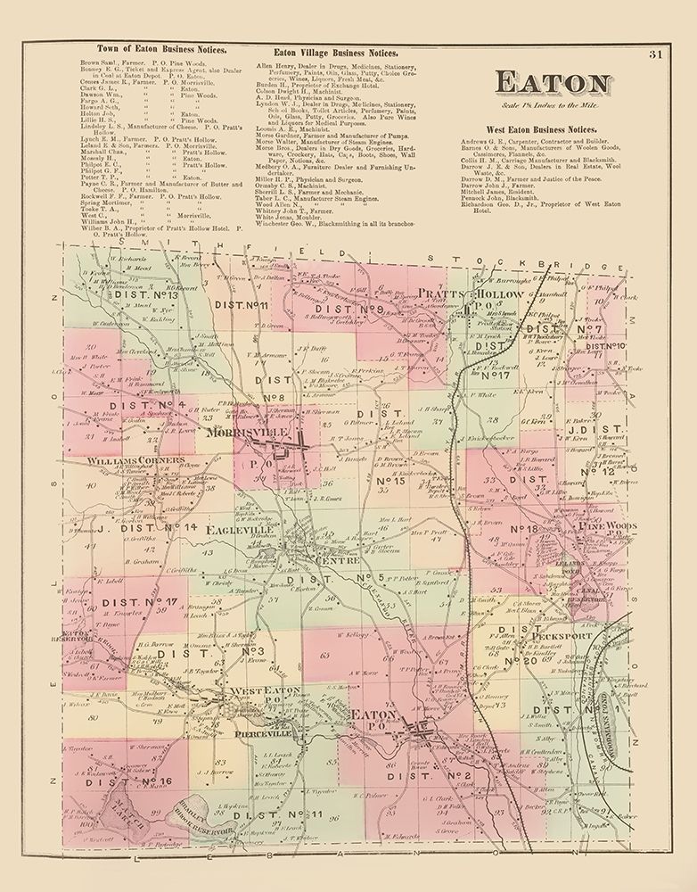 Eaton New York Landowner - Whitman 1875