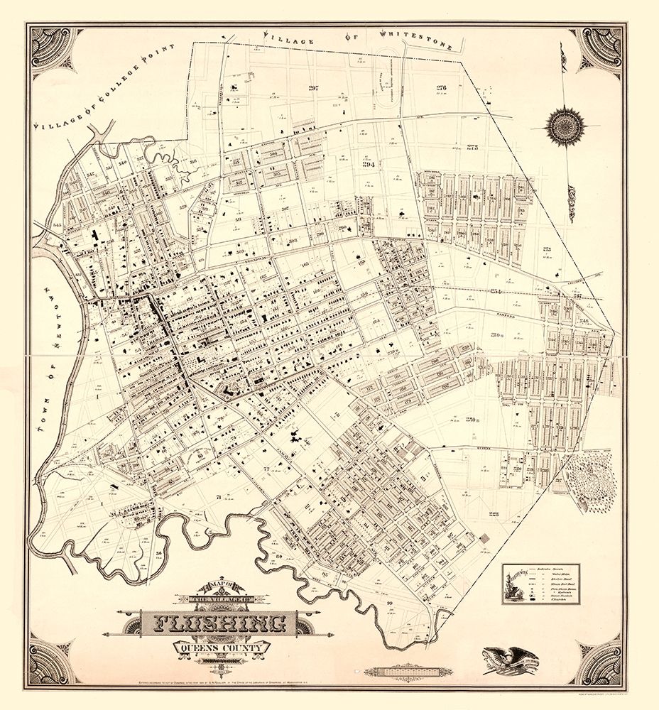 Flushing New York - Roullier 1894