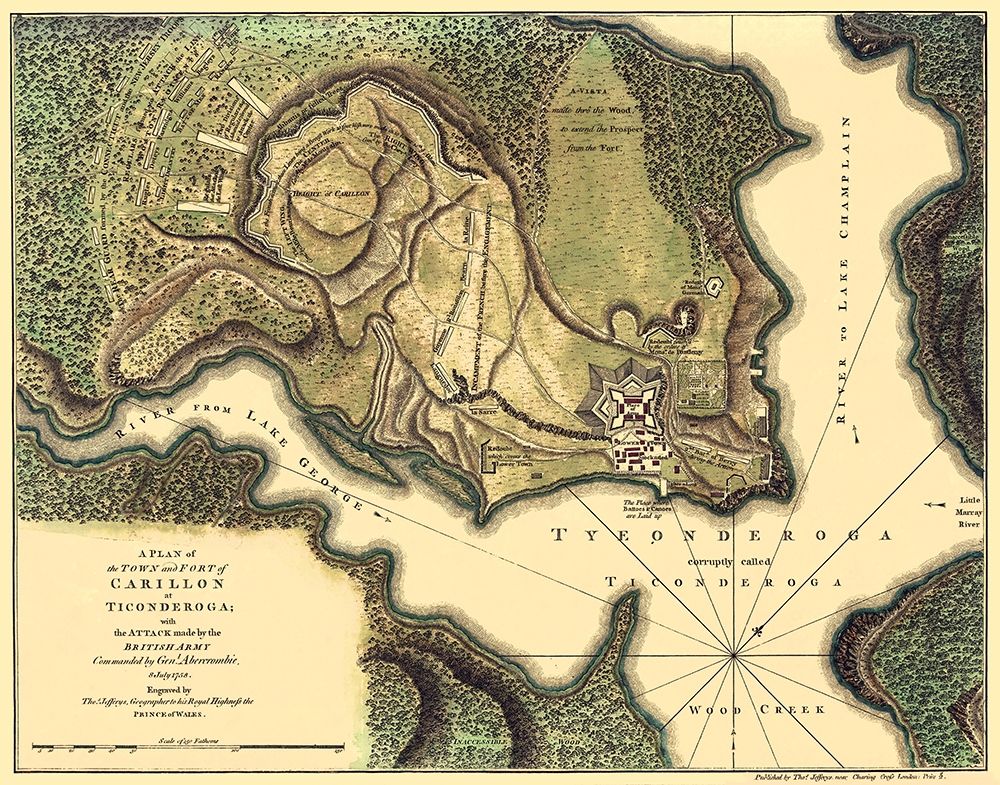 Fort Carillon French and indian War New York
