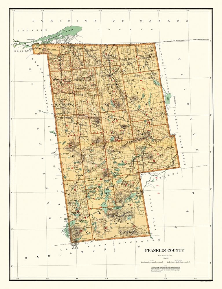 Franklin New York Landowner - Bien 1895
