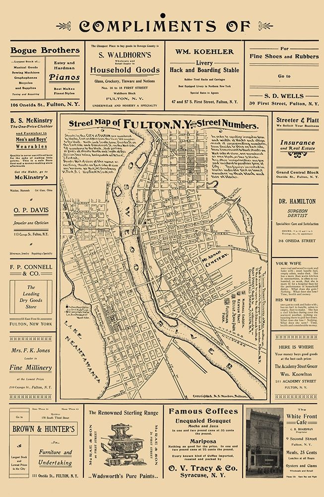 Fulton New York - Worden 1903