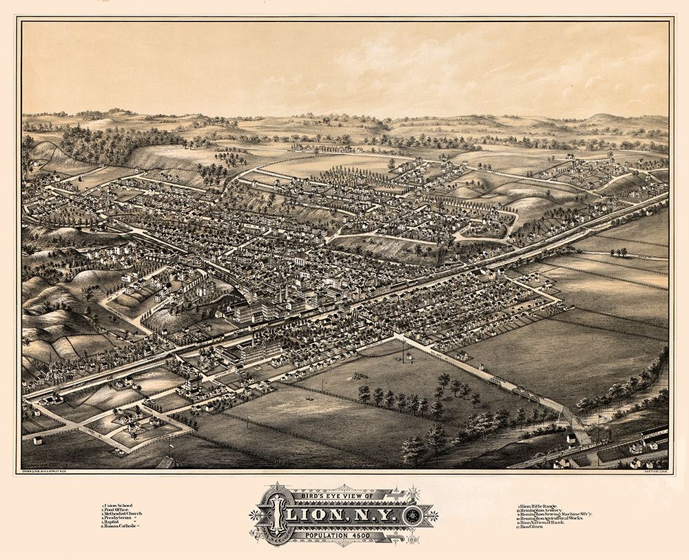 Ilion New York - Rowley 1881