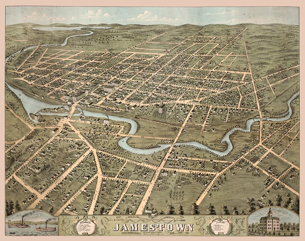 Jamestown New York -1871