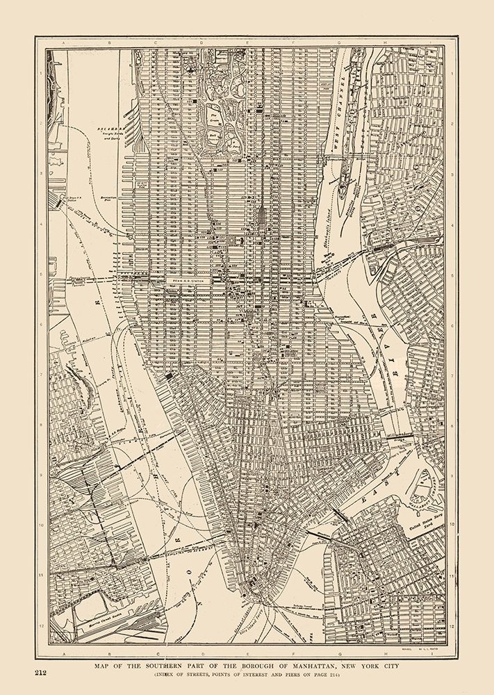 Lower Manhattan - Reynold 1921