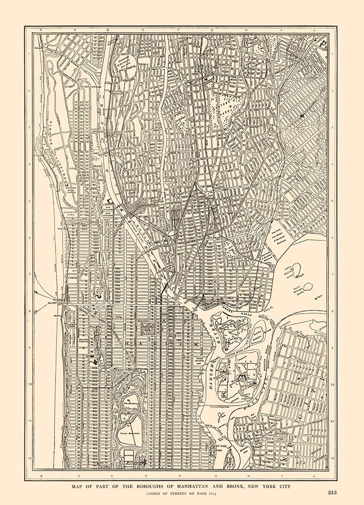 Manhattan, Bronx - New York - Reynold 1921