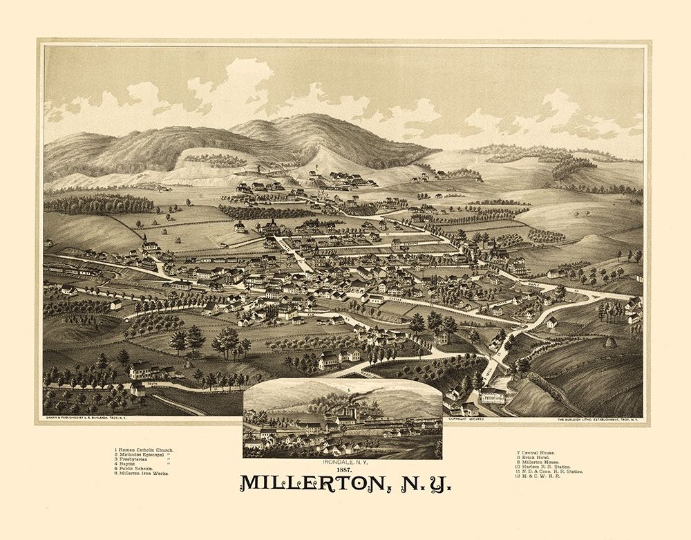 Millerton New York - Burleigh 1887