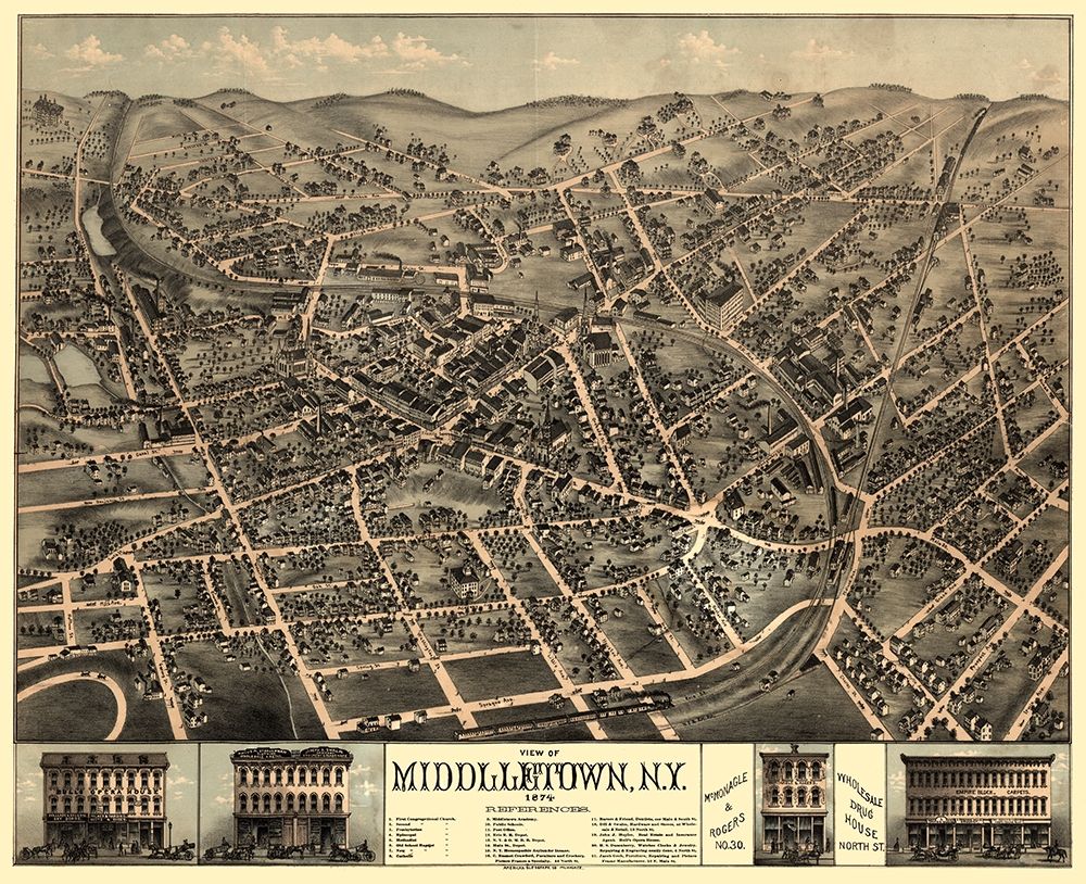 Middletown New York - Rogers 1874