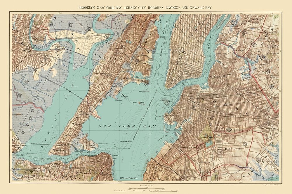 Jersey City, Hoboken, New York Bay New Jersey