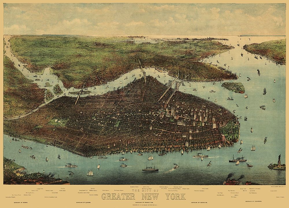 Greater New York New York - Koehler 1905
