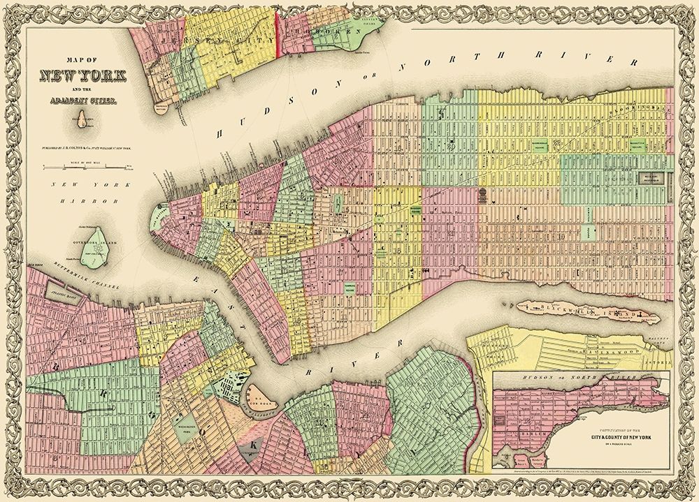New York New York - Colton 1855