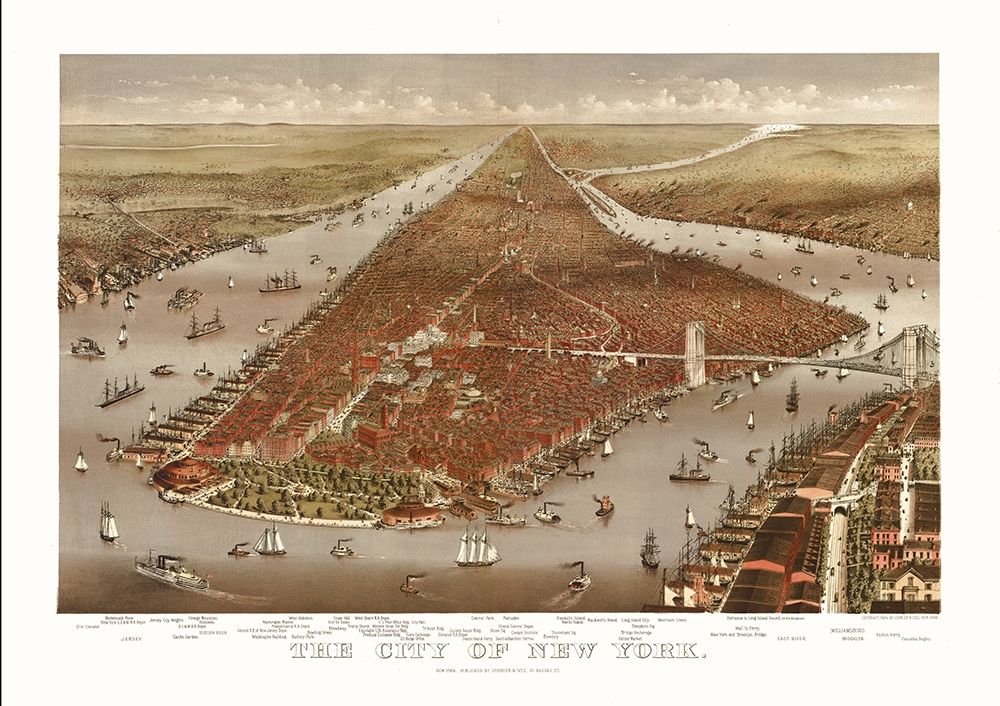 New York - Ives 1884