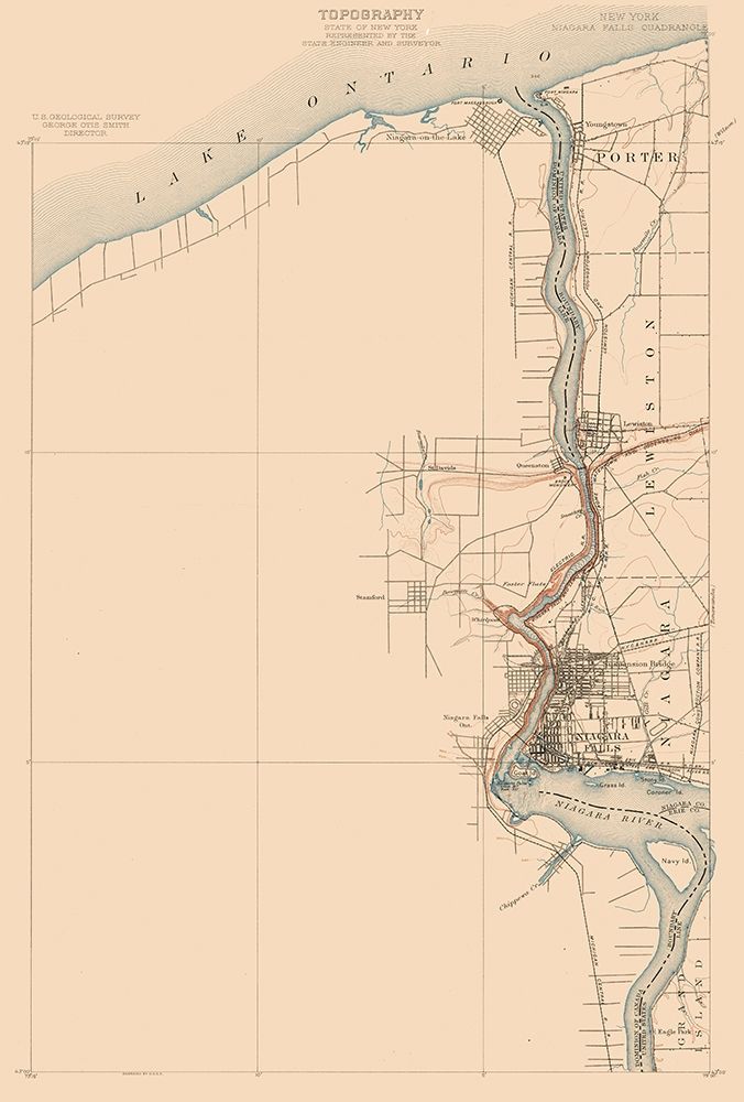 Niagara Falls New York Quad - USGS