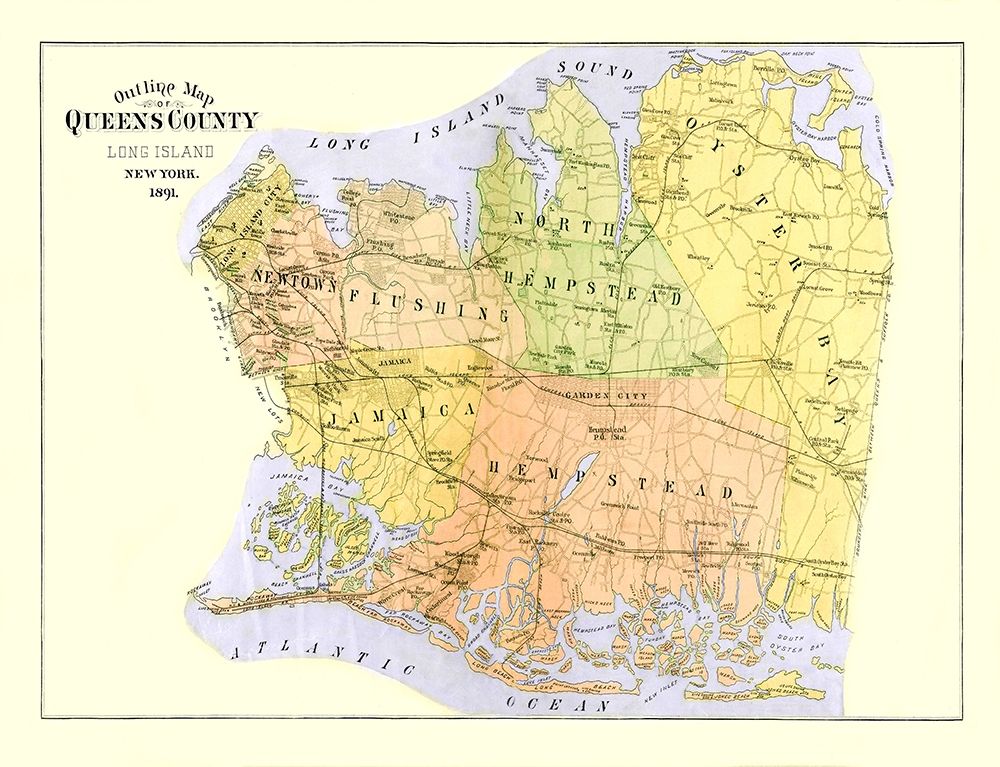 Queens New York - Burr 1891
