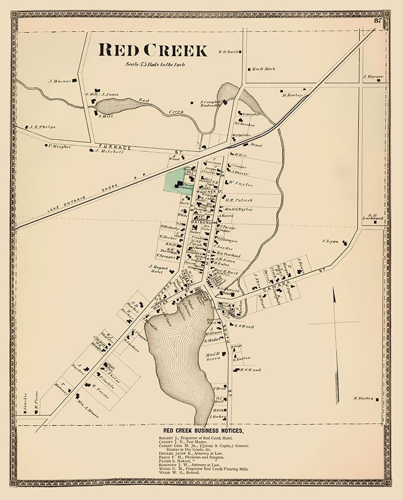 Red Creek New York Landowner - Century 1904