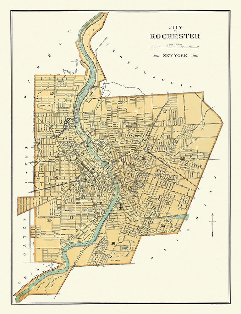 Rochester New York - Bien 1895