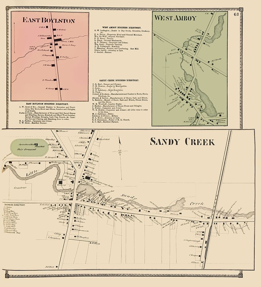 Sandy Creek Business District New York Landowner