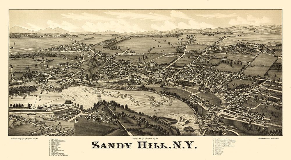 Sandy Hill New York - Burleigh 1884