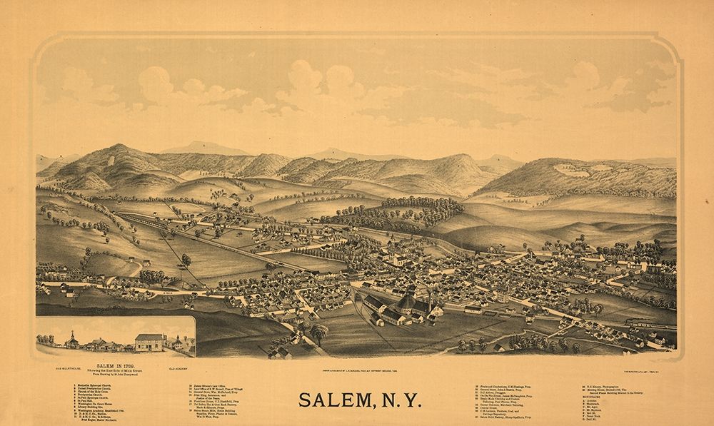 Salem New York - Burleigh 1889