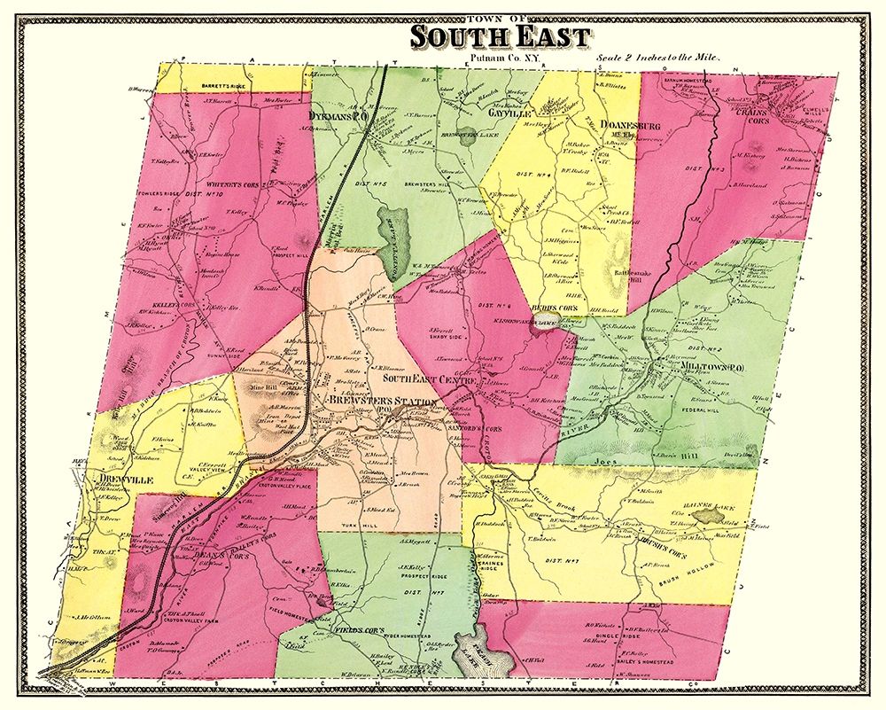 Putnam County   South East New York - Beers 1895