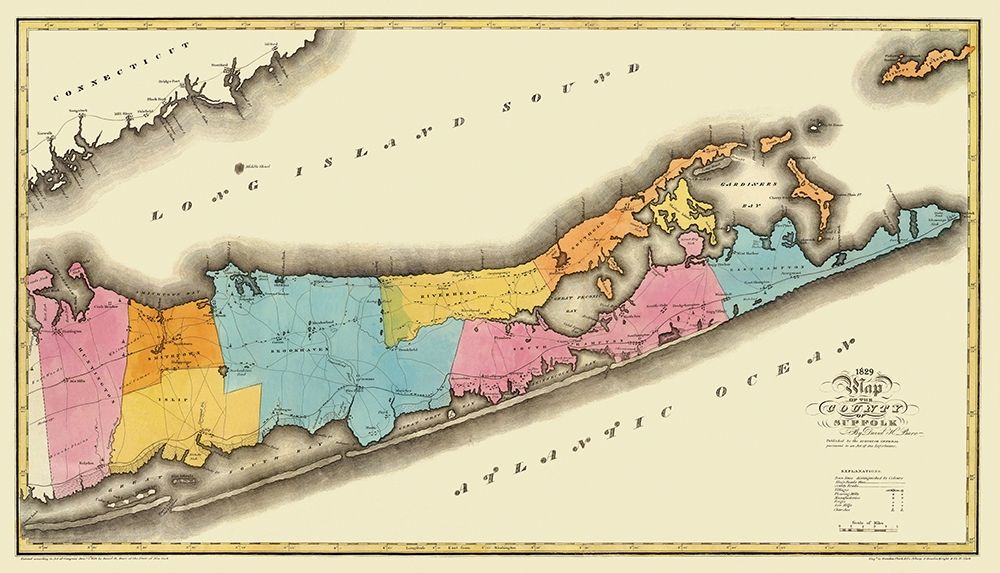Suffolk New York - Burr 1829
