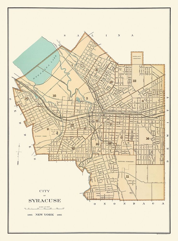 Syracuse New York - Bien 1895
