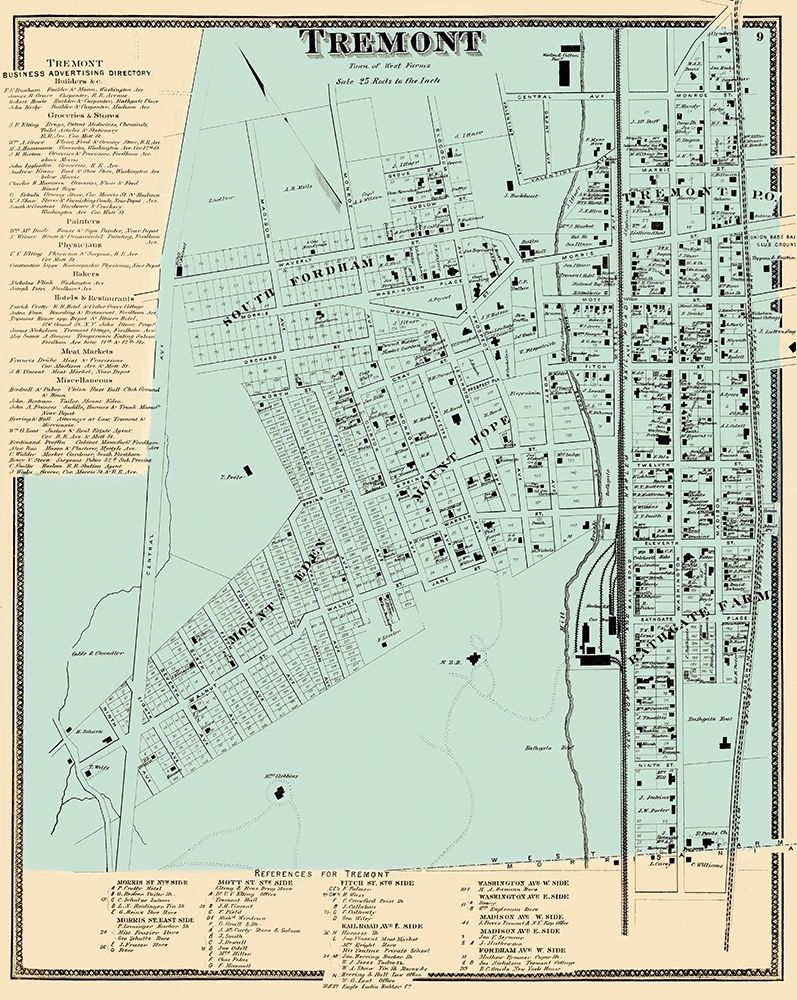 Tremont New York Landowner - Beers 1868